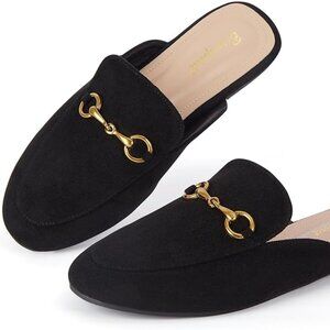 Smooth Suede Bison Spirit Slip On Mules/Loafer Shoes